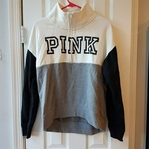 PINK quarter zip hoodie